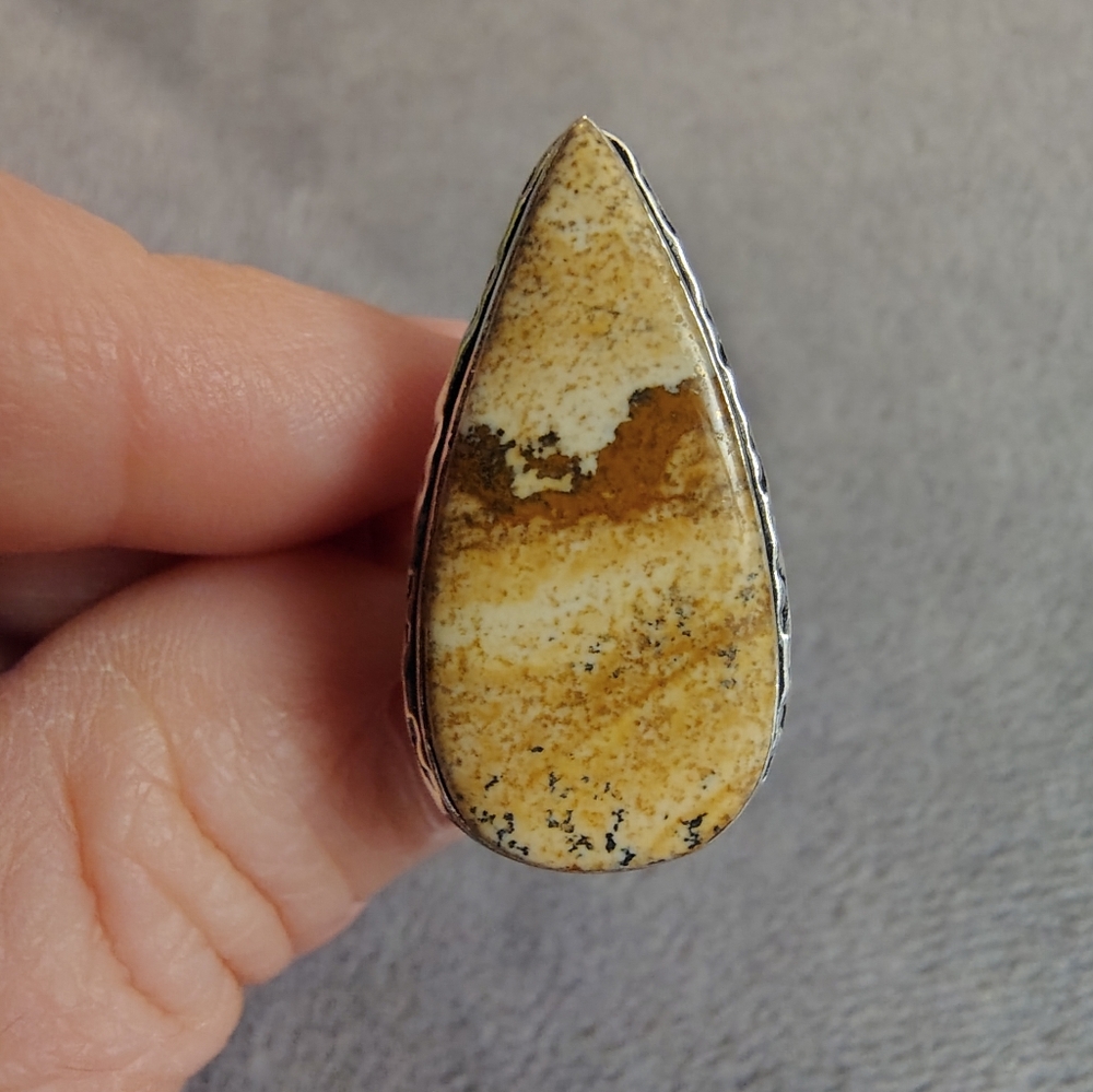 Picture Jasper Statement Ring